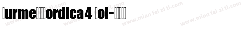 HurmeOBHNordica4 Bol字体转换